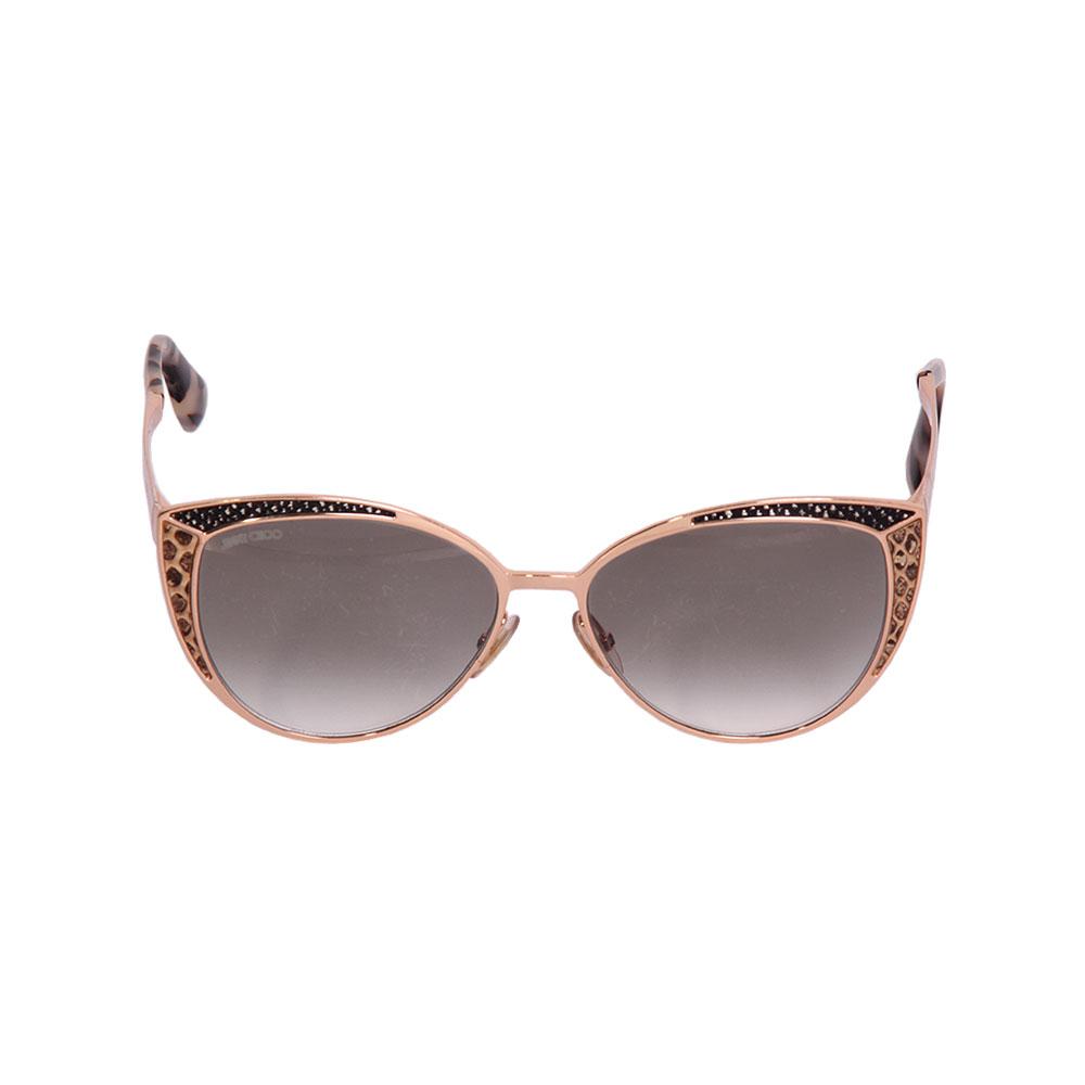  Jimmy Choo Cat Eye Sunglasses With Case
