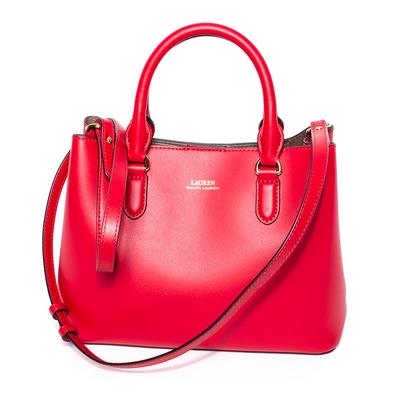 Ralph Lauren Red Leather Handbag