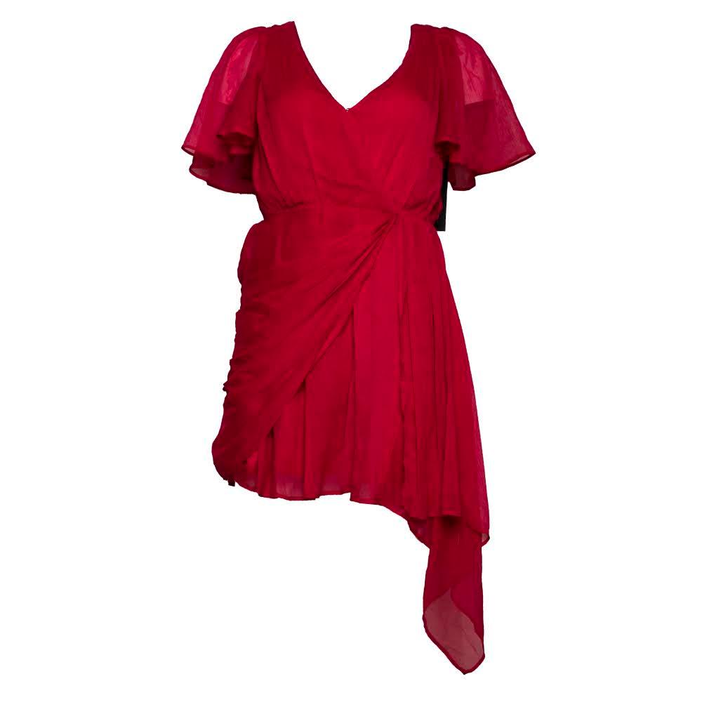  House Of Harlow Size Xxs Red X Revolve Dress