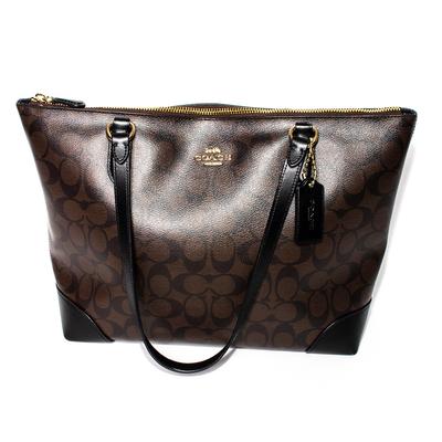 Coach Brown Leather Tote Bag