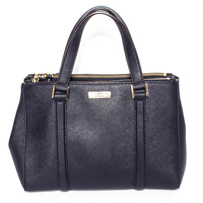 Kate Spade Navy Saffiano Leather Handbag