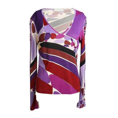  Emilio Pucci Size Small Abstract Top