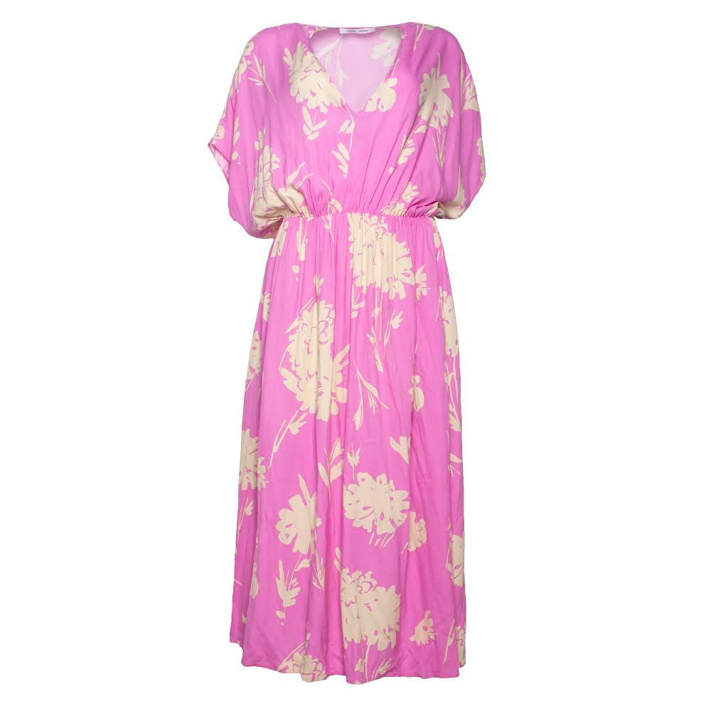  Samsoe Size Medium Pink Floral Dress