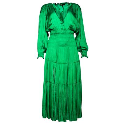 Maje Size Small Green Maxi Dress