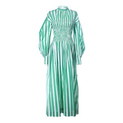 Ganni Size 34 Green Maxi Dress