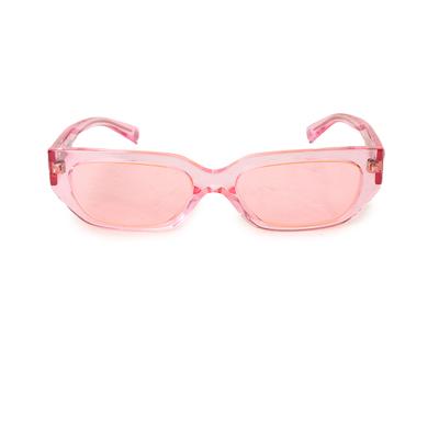 Valentino Pink Fluorescent Transparent Sunglasses