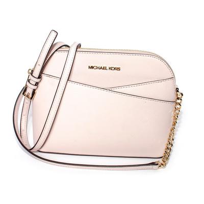 Michael Kors Pink Saffiano Leather Crossbody Bag