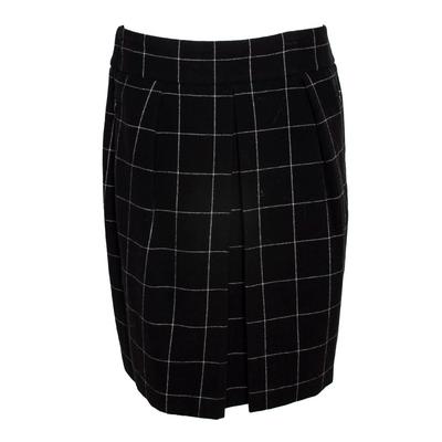 Akris Size 10 Black Skirt