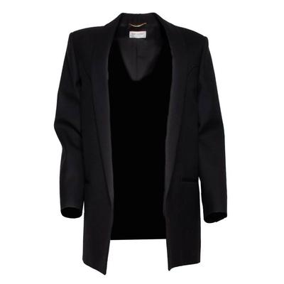 Saint Laurent Size 44 Black Jacket