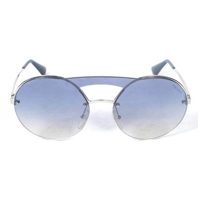 Prada SPR65T Shield Silver Wire Sunglasses