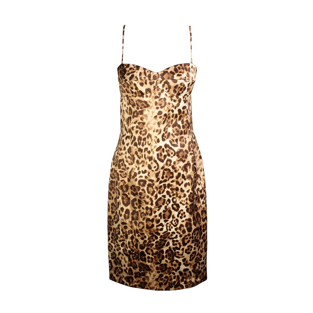  Michael Kors Size 6 Leopard Print Sleeveless Dress
