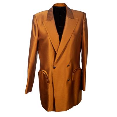 Blaze Milano Size Large Orange Jacket Coat