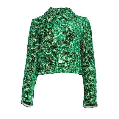 New Bottega Veneta Size 38 Green Jacket