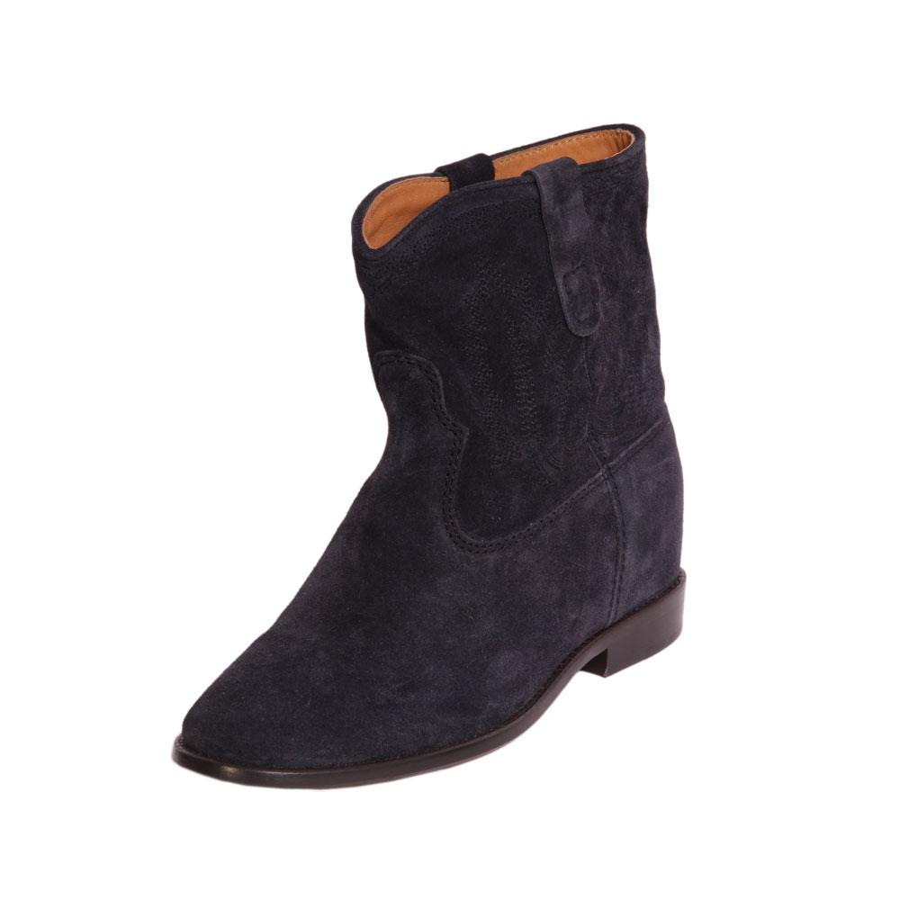  Isabel Marant Size 38 Suede Navy Boots