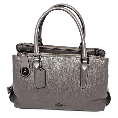 Coach Grey Leather Handbag