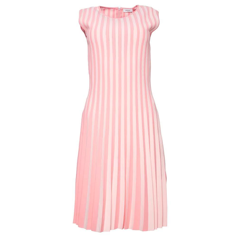  New Akris Size 8 Pink Striped Dress