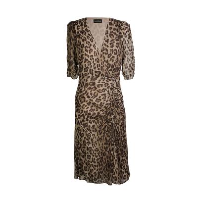 Nicholas K Size Small Silk Leopard Print Dress