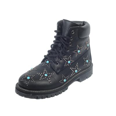 Valentino Size 36 Studded Combat Boots 