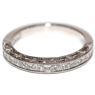 Tacori Size 6.5 18KG & Diamond Ring