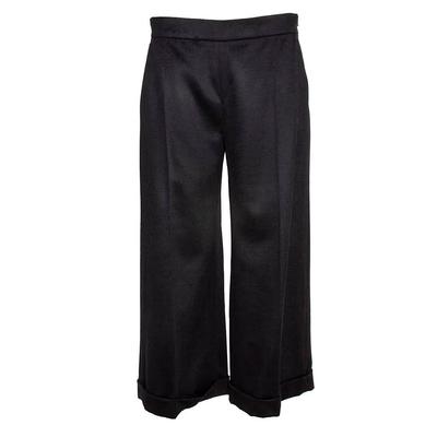 Max Mara Size 10 Black Pants