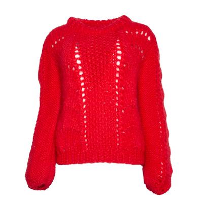 New Ganni Size Medium Red Julliard Mohair Sweater