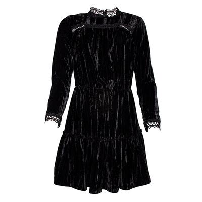 New Shoshana Size 0 Black Velvet Dress
