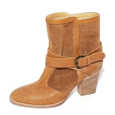 Aquatalia Size 8.5 Brown Leather Boots