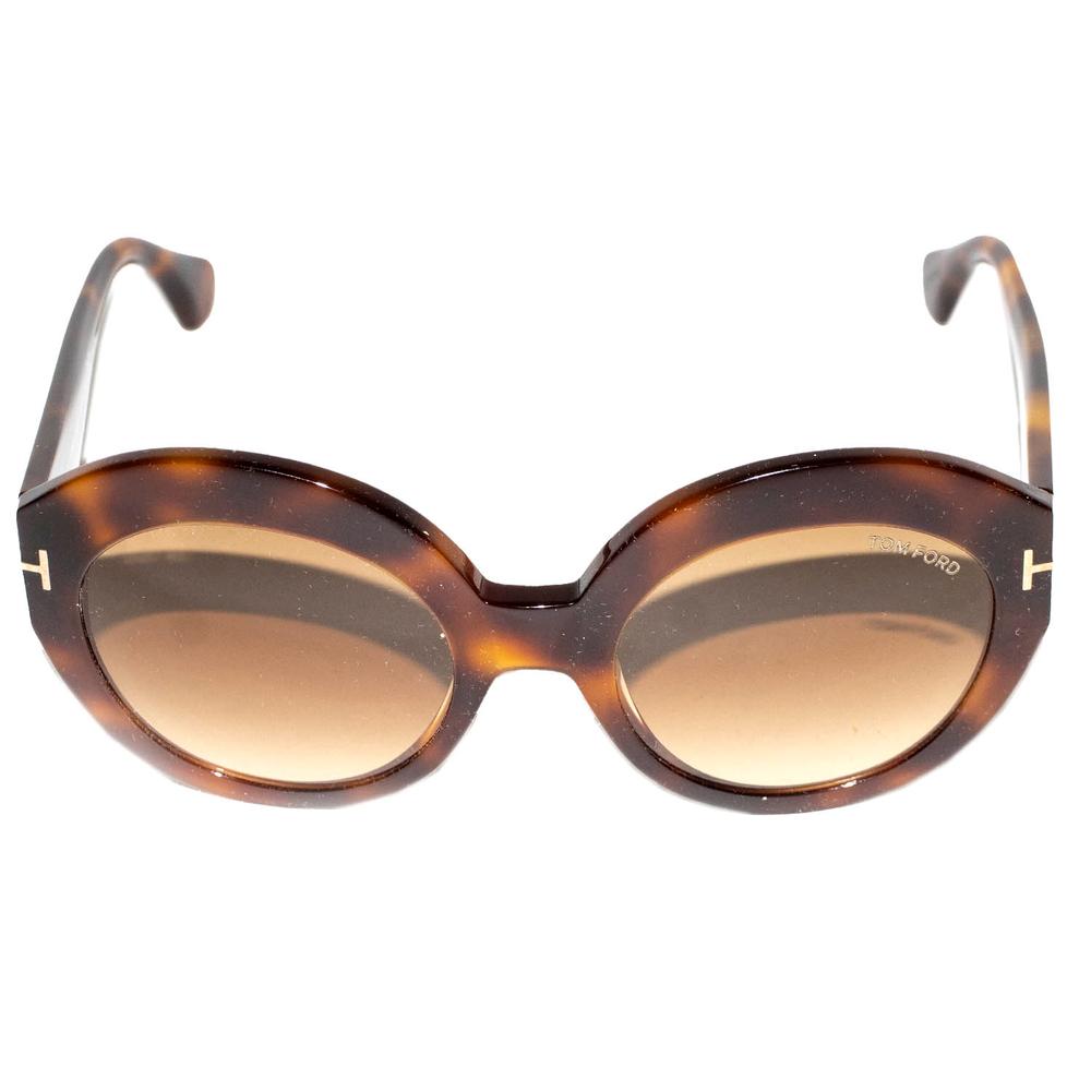  Tom Ford Rachel Tf533 Oversized Round Brown Sunglasses