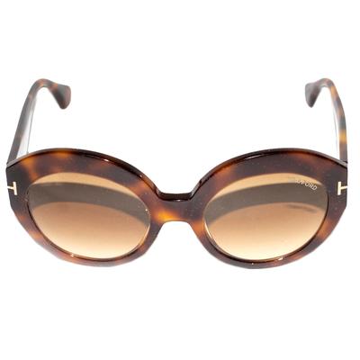 Tom Ford Rachel TF533 Oversized Round Brown Sunglasses