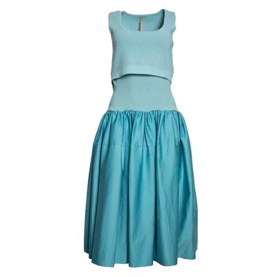  Alexis Size Medium Blue 2 Piece Top & Skirt