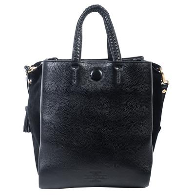 Sancia Black Leather Handbag 