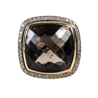 David Yurman Size 7.5 Albion Diamond Cocktail Ring