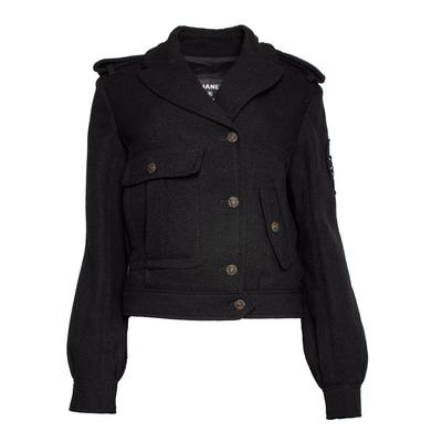 Chanel Size 40 Black Jacket
