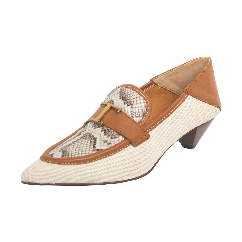  Tod's Size 39.5 Tan Pointy Toe Shoes