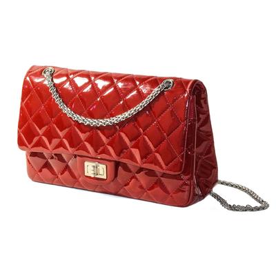 Chanel Red Reissue Patent Leather Jumbo Handbag