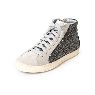 P448 Size 6 Glitter High Top Sneakers 