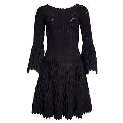 Alaia Size 40 Black Dress