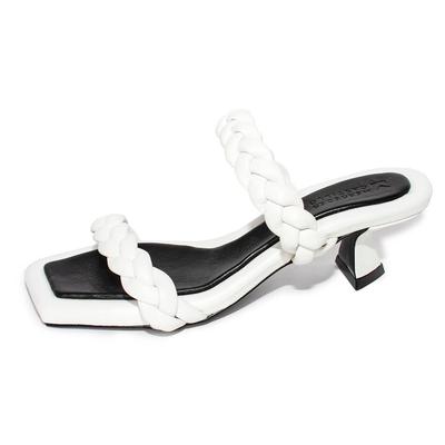 Mercedes Castillo Size 8 White Braided Heels