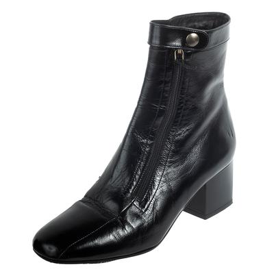 Tamera Mellon Size 35.5 Black Leather Boots