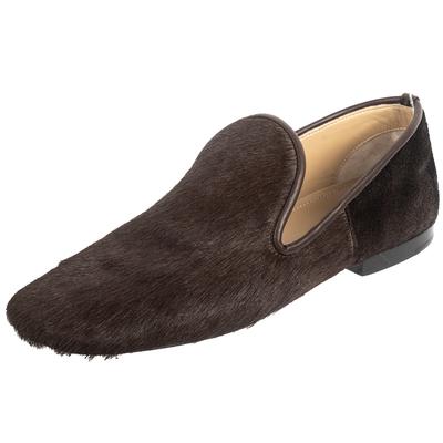 Lemaire Size 37 Pony Hair Slip Ons