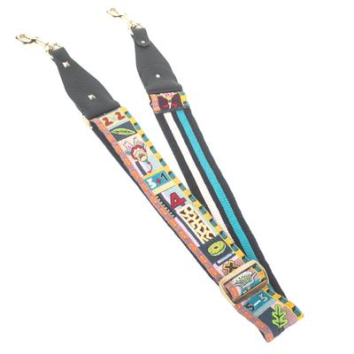 Valentino One Size Woven Numbers Guitar Strap