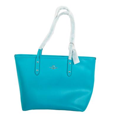 New Coach Teal Tote