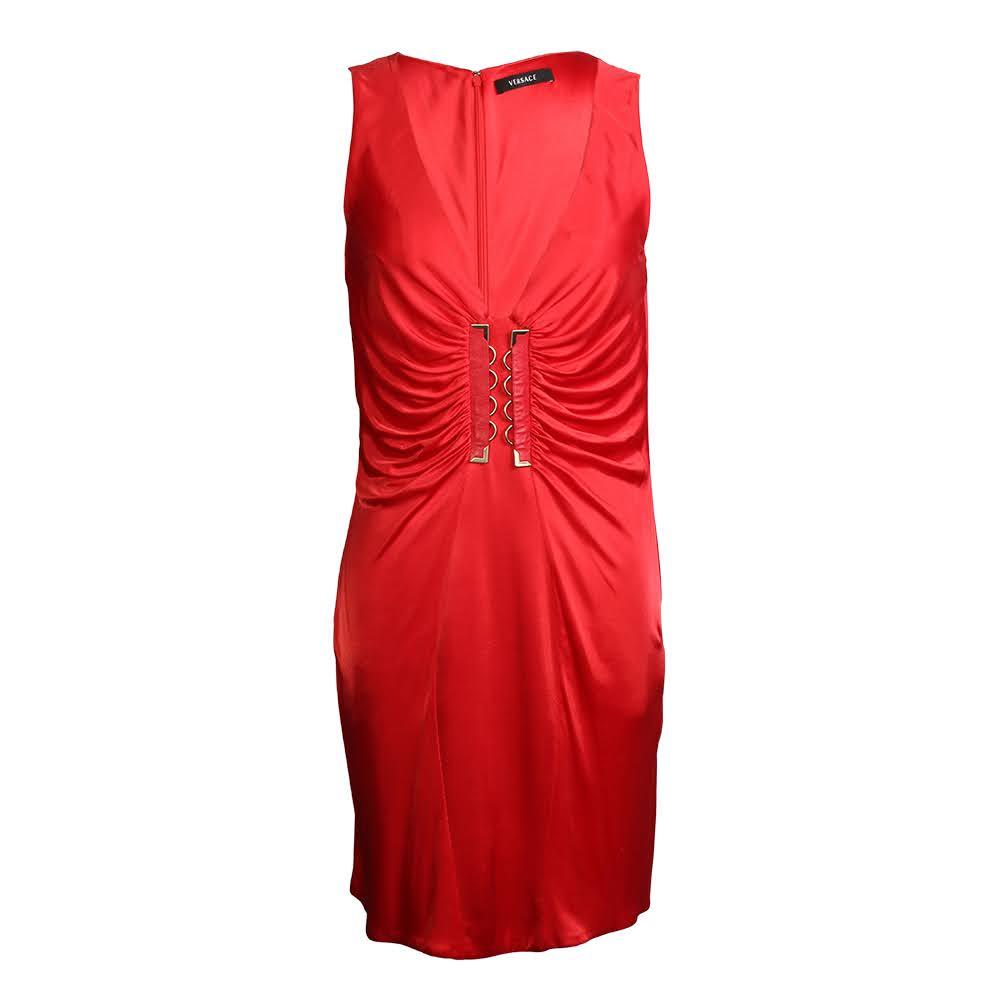  Versace Size 42 Front Corset Dress