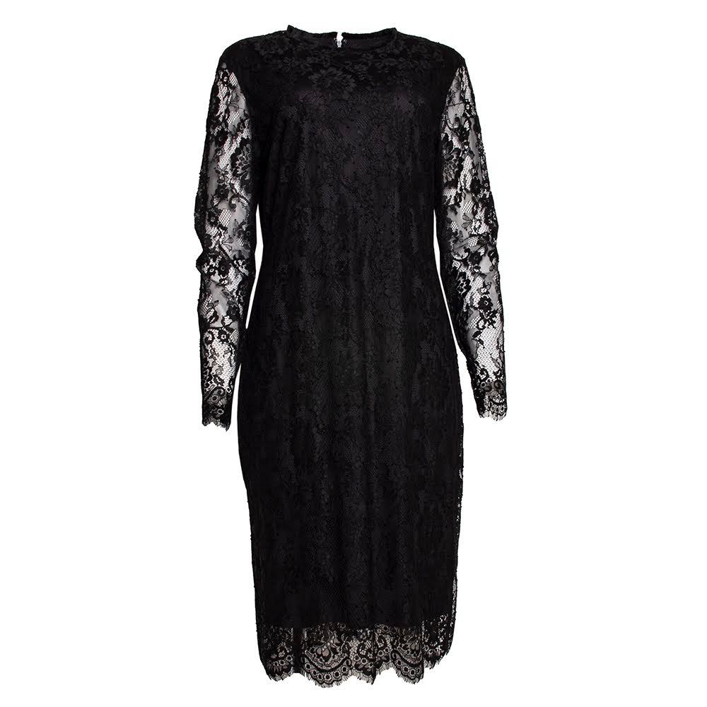  Escada Size 40 Black Lace Dress