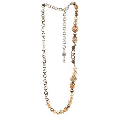 Chanel Gold Beaded Necklace