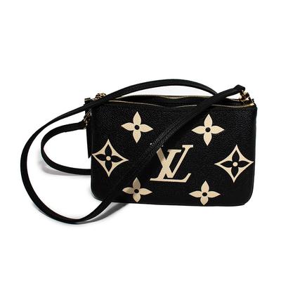 Louis Vuitton Black Double Zip Pochette