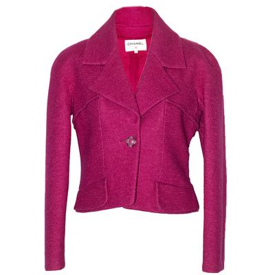 Chanel Size 40 Pink Crop Jacket