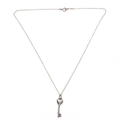 Tiffany & Co. Silver Key Necklace
