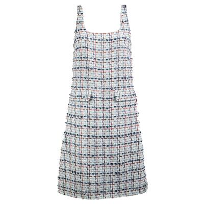 Chanel Size 38 Multi Color Tweed 2018 Short Dress