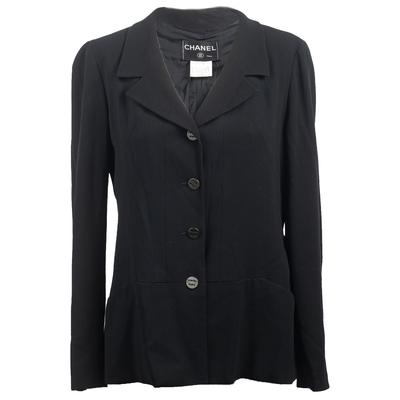 Chanel Size 42 Black Jacket